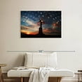 thumbnail image 2 of Elephant Stock American Flag Liberty Monument Wall Art - Horizontal Canvas Wall Art - Living Room Wall Decor - Places Canvas - Brown And Orange Decor - 36" x 24", 2 of 8