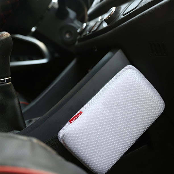 Esponja Auto Soledad Almohada Del Cojín de Pierna de Comodidad Ligero Resistente Al Desgaste - White