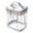 silver, variant on Wovilon Large Capacity Transparent Cosmetic Storage Bag- Large Cosmetic Makeup Travel Organizer For Men & Women,Cosmetic Storage Bag