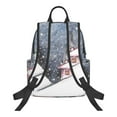 thumbnail image 3 of Daiia Watercolor Winter Landscape For Christmas School Backpack for Men and Women Lightweight Backpack Durable Backpack Water-Resistant,Travel,Work Bag, 3 of 9