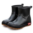 thumbnail image 4 of Botas de lluvia cortas impermeables para mujer, botines antideslizantes, zapatos ligeros de jardín para exteriores., 4 of 6