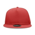 thumbnail image 2 of Decky 1041 5 Panel High Profile Structured Cotton Blend Snapback-Red, 2 of 4