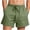 Green#beach shorts, variant on DDAPJ pyju Baggy Shorts for Men Linen Summer Shorts Drawstring Elastic Waist Comfy Lounge Beach Shorts with Pockets White M