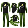 thumbnail image 1 of Conjuntos de pijamas navideños familiares a juego Grinch 2024, pijama de Grinch con parte superior y pantalones de pijama a cuadros, pijama de Grinch para niños y adultos para la familia, 2 Años, 1 of 4