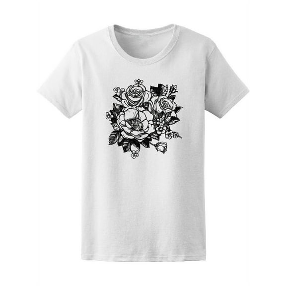 Victorian Flower Rose Tee Women's -Image by Shutterstock