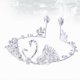 thumbnail image 3 of NUOLUX Diadema De Plateada Con Cisne Para Boda Y Fiesta Elegante, 3 of 7
