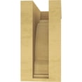 thumbnail image 4 of 5"W x 10"D x 10"H Classic Warren Rough Cedar Woodgrain TimberThane Corbel, Primed Tan, 4 of 6
