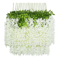 thumbnail image 1 of 27pcs Flores Artificial 1.1m Decoración Fiesta Boda Xtellar blanco, 1 of 3