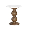 thumbnail image 2 of My Texas House Vivienne Marble Top End Table, 2 of 8