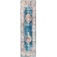 thumbnail image 2 of SAFAVIEH Bristol Kyler Oriental Polyester Runner Rug, Blue/Ivory, 2'3" x 8', 2 of 8