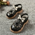 thumbnail image 6 of Viluyesy Girls Casual Spring Summer Sandals Soft Sole Closed Toe Princess Style Sandals for Toddlers and Kids Black Size 10 M, 6 of 10