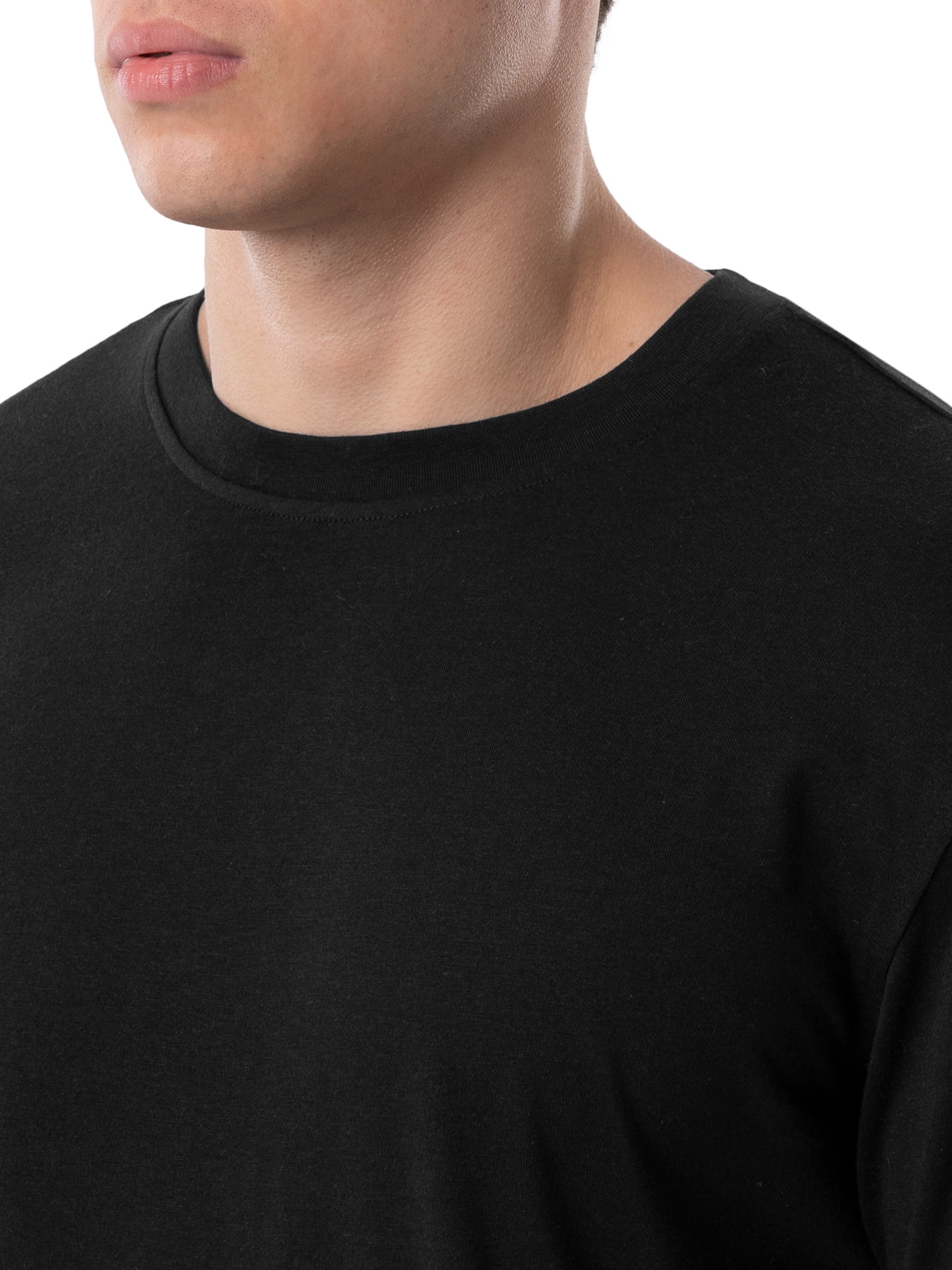 Fruit of the Loom Men's Crewneck Tee and Fleece Pajama Pants Set, 2-Piece, Sizes S-5XL