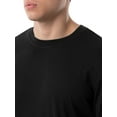 thumbnail image 4 of Fruit of the Loom Men's Crewneck Tee and Fleece Pajama Pants Set, 2-Piece, Sizes S-5XL, 4 of 8