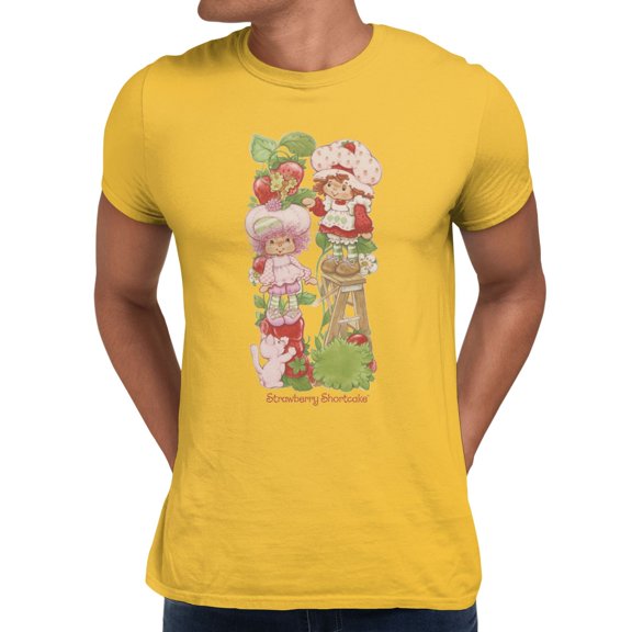 Strawberry Shortcake & Raspberry Tart Berry Picking Men's T Shirt (Daisy, S-XXXL)