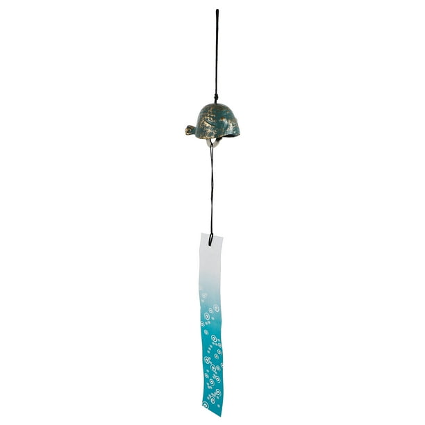 1pc Creative Fish Formado Viento Chime Craft Wind Bell Colgando Decoración Escena Colgante