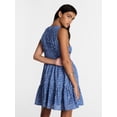 thumbnail image 4 of Kacey Lee Women's Sleeveless Tiered V Neck Dress, Sizes XS-XXL, 4 of 6