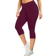 thumbnail image 2 of vigerkar Plus Size Leggings for Women, High Waisted Tummy Control Buttery Super Soft Yoga Pants for Workout Red, 4XL, 2 of 7