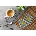 thumbnail image 3 of Carolines Treasures CJ1074-RFC Letter R Football Blue and Gold Foam Coaster Set of 4 3 1/2 x 3 1/2 multicolor, 3 of 3