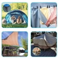 thumbnail image 3 of SMOIVE 12pcs Tarp Clamp Clips Heavy Duty Lock Grip for Camping Awning Canopy ( Black ), 3 of 9