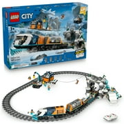 LEGO City Explorers' Arctic Polar Express Train Set - Building & Learning Toys for Kids - Remote Controlled Train Toy for Boys & Girls, Ages 7+ - Birthday Gift Idea - 60470