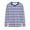 Dark Blue, variant on RRMuAzgs Girls Long Sleeve Tops Color Blocked Striped Crewneck T-Shirts Loose Fit Pullover Shirt for 3-14Years