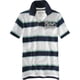 thumbnail image 1 of Aeropostale Mens Stripe Aero Surf Div. Polo de rugby, azul, extra pequeño, 1 of 1