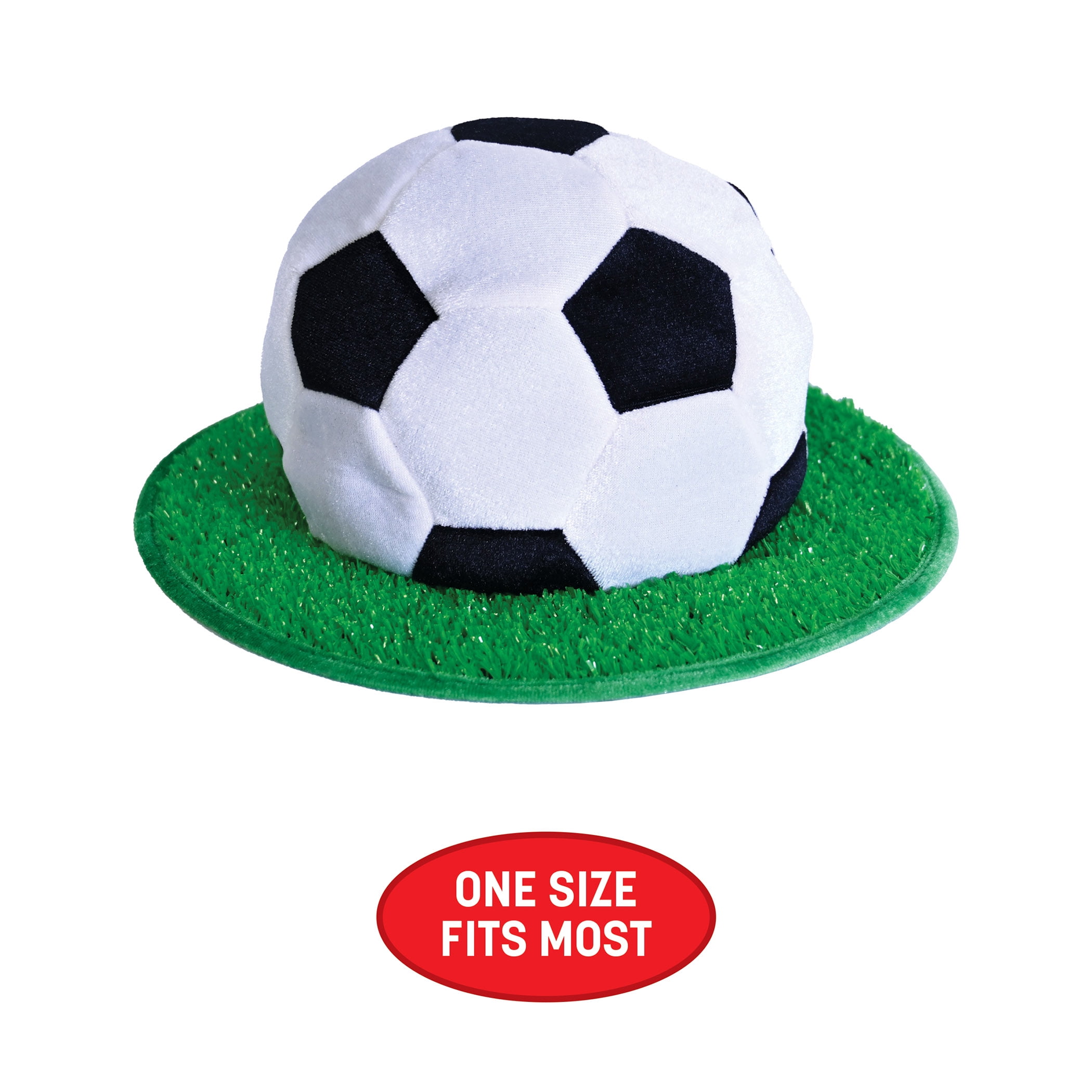 Plush Soccer Ball Hats, Pack of 2
