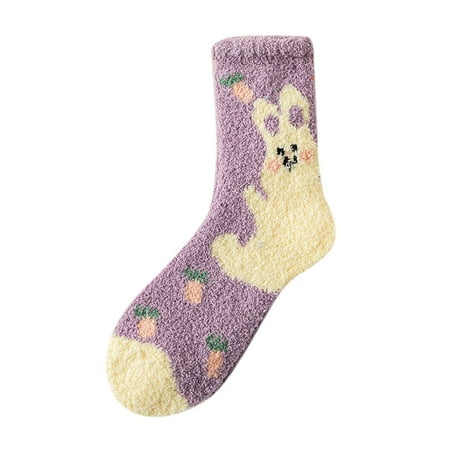 

ZHAGHMIN Foot Socks For Women Thermal Socks For Womens Coral Socks Colorful Lightweight Socks Casual Socks Soft Warm Comfort Casual Socks Cozy Winter Socks Vintage Stockings For Wome