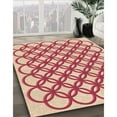 thumbnail image 3 of Ahgly Company Machine Washable Indoor Rectangle Transitional Crimson Red Area Rugs, 4' x 6', 3 of 7