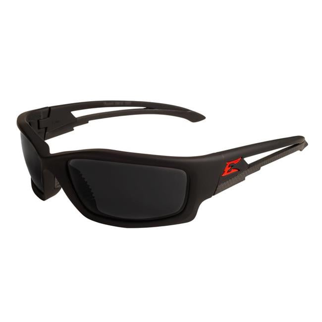 Edge Eyewear 2005839 Kazbek Polarized Safety Glasses Smoke Lens Black Frame - Walmart.com 