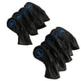 thumbnail image 3 of Club Headcovers,  Iron Head Covers Practical Dustproof 9Pcs With Numbers For Court Red,Blue,Black,White, 3 of 8