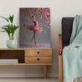 thumbnail image 5 of Ballerina Dance Flower Canvas Print for Living Room Bedroom Dining Room Entryway Office Studio Hallway Hotel Lobby Cafe Boutique Decor, 5 of 8