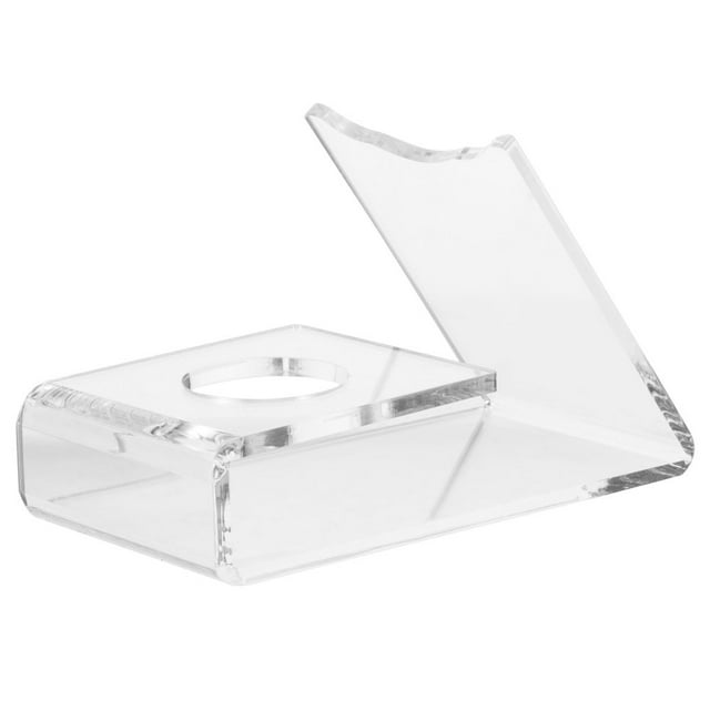 LNGOOR Table Tennis Paddle Holder Ping Pong Bat Holder Pingpong Paddle Stand Clear Displaying Stand