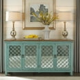 thumbnail image 6 of Kensington Blue 4 Door Accent Cabinet, 6 of 6