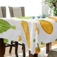 thumbnail image 5 of Yayeee Tablecloths 60" x 60" Rectangle Wrinkle Resistant Party Table Cover, White Vegetables Pattern, 5 of 8