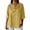 Yellow Womens Tops, variant on Womens Tops Plus Size S-5XL Button V Neck T-Shirts for Women Elbow Length Sleeve Solid Color Pullover Fall Tees Gifts for Mom