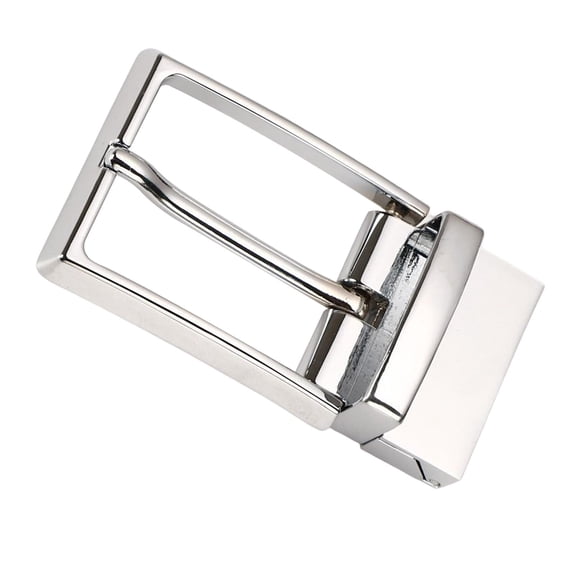Reversible Buckle for Men Women Rectangular Single Tooth Rotating Belt