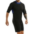 TTAO Men's Onepiece Boxer Swimsuit Shorty Wetsuit Surfing Diving Suits