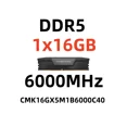 thumbnail image 3 of VENGEANCE 16 GB (1x16 GB) DDR5 DRAM 6000 MHz, 3 of 5