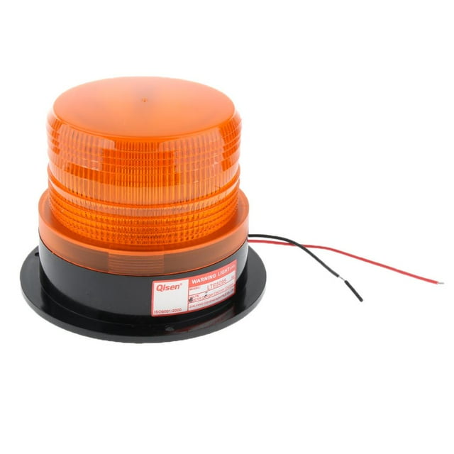 Flexible LED Warning Emergency Flash Strobe Rotating Beacon Light Motor Amber Striking Warning Signal Lamp Orange
