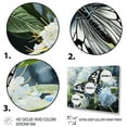 thumbnail image 3 of Designart "Butterfly Haven Blue Black I" Animals Metal Wall Décor Set, 3 of 5