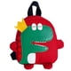 thumbnail image 1 of CHAO Bonita mochila con forma de dinosaurio, bolso para niños pequeños, mini bolso de viaje con dibujos de animales para exteriores, nuevo, rojo, 1 of 5