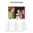 thumbnail image 2 of Lsque Scooby-Doo Print Flannel Throw Blanket, Ultra-soft Blanket for Bed, Couch, Car, Hypoallergenic Anti-pilling blanket-60"x50", 2 of 8
