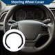 thumbnail image 2 of Cubierta de volante de cuero artificial PU Unique Bargains, protector de volante de automóvil ABS de 14.96" negro, 2 of 6