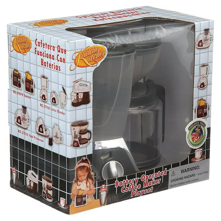 Misco Toys Kids Coffee Maker Pretend Playset Appliance, Children Educational Early Learning Play Toys, Real Life Sounds and Lights, Great Gift Ages