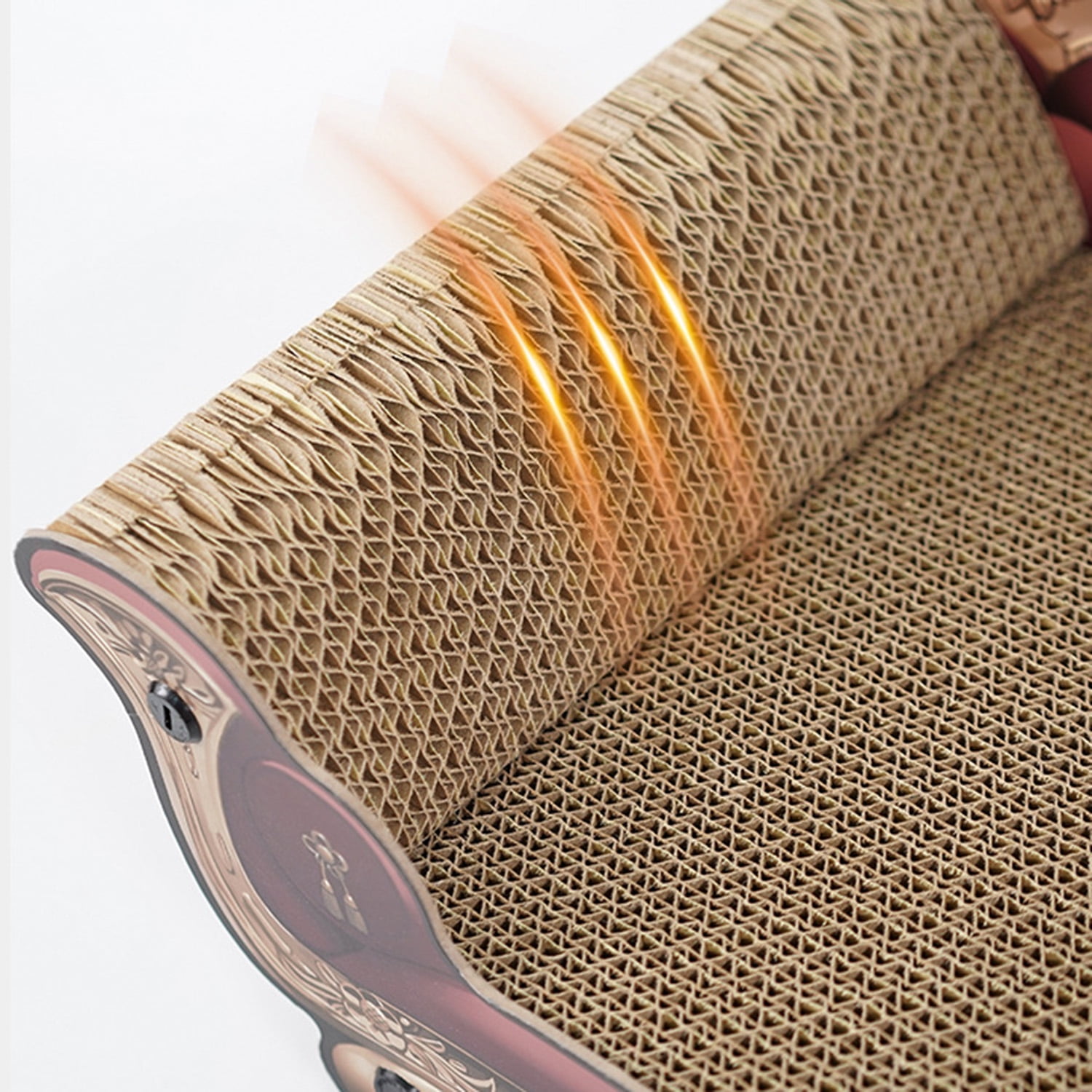 Classic Cats Scratching Board, 23 inch Cat Couch Sofa Scratch Pad for Indoor Cats