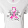 thumbnail image 4 of Inktastic Hope- Pink Ribbon Breast Cancer Awareness Women's T-Shirt, 4 of 5