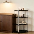 thumbnail image 4 of Bathroom Organizer Storage Rack, Multi Layer Floor Shelf For Kitchen Office And Bathroom, Sturdy Freestanding Storage Shelving, 4 of 7