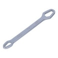 thumbnail image 4 of Llave universal autoajustable multifuncional de 8 a 22 mm, alta dureza, llave de doble extremo, color plata, 4 of 14