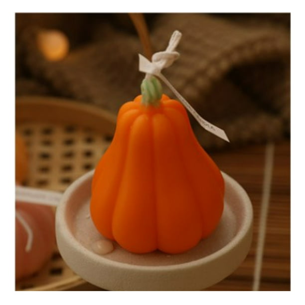 Pumpkin Shaped Candles Aroma Candles Pumpkin Tea Light Candles Home Decor Pumpkin Candles Candles Bedroom Bathroom Party